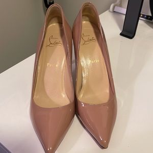 Christian Louboutin Pigalle 85 Nude Patent